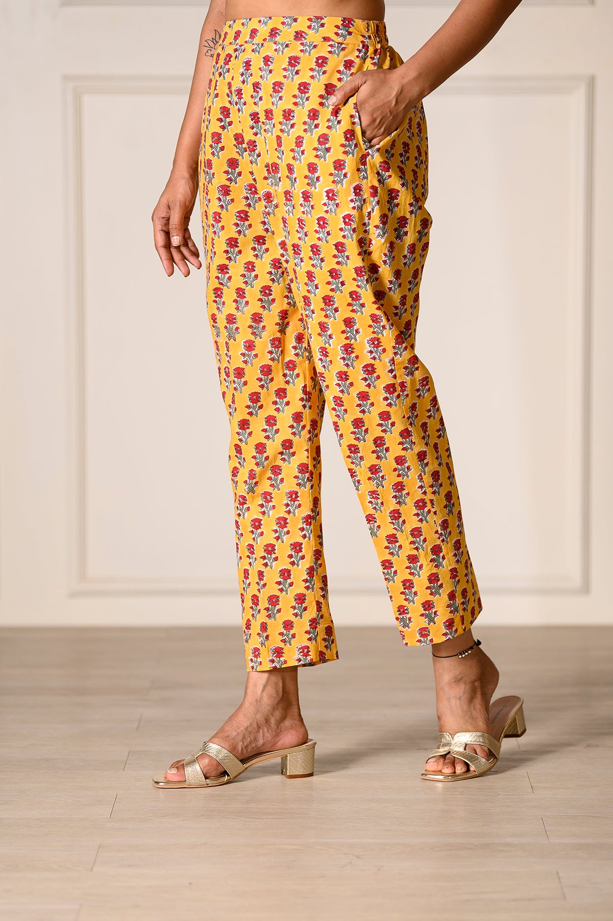 Sunset Yellow Suit Set