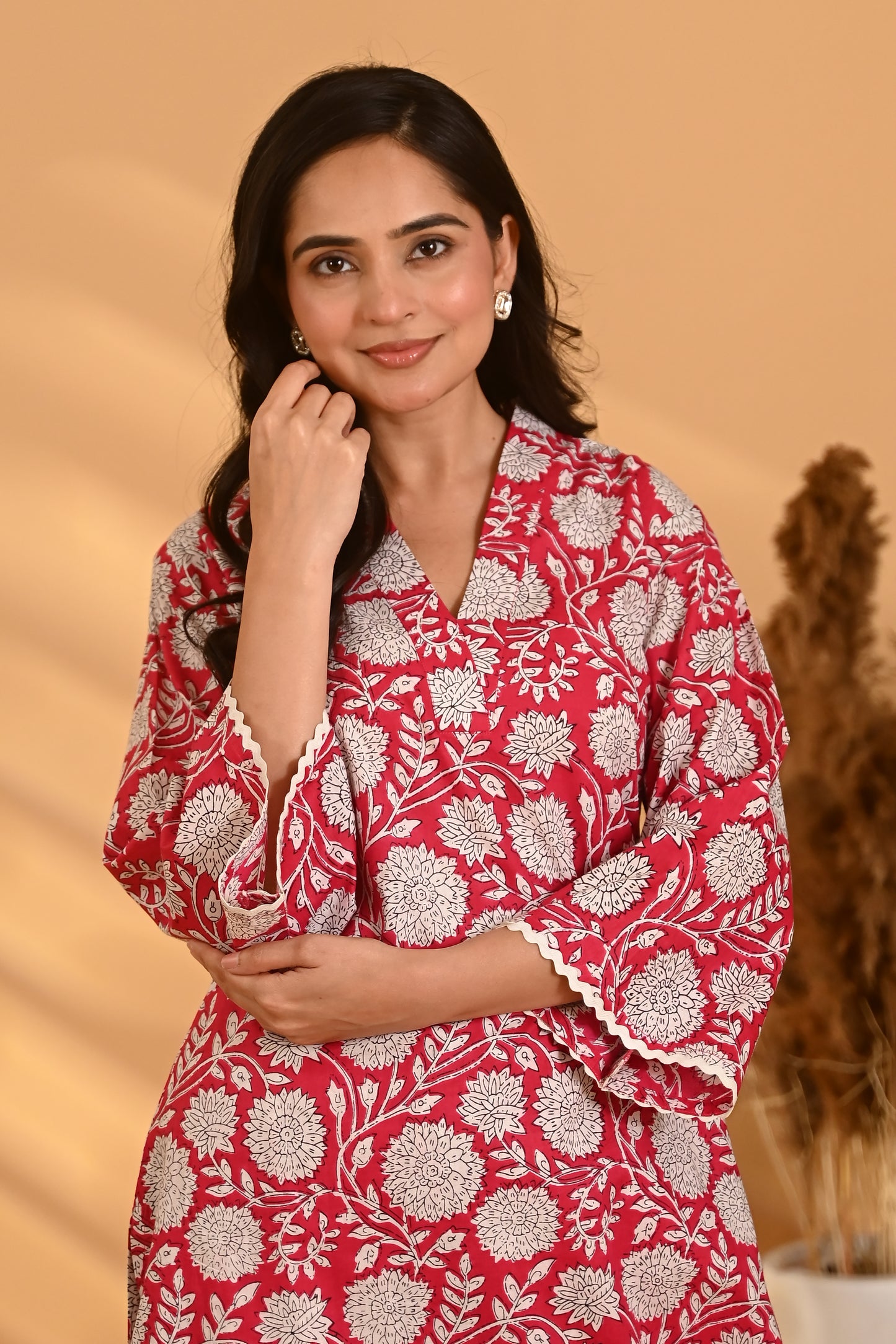 Iraāvi Kurta Pant Set - Pink