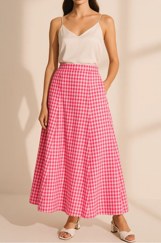 Camellia Frill Maxi Skirt
