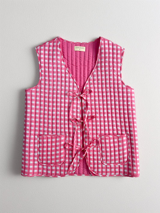 Roselle Quilted Vest Jacket