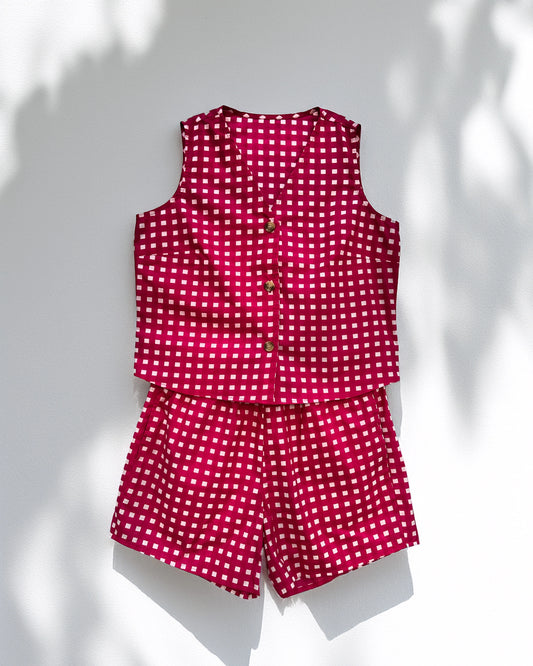 Lunira Co-Ord Set- Pink