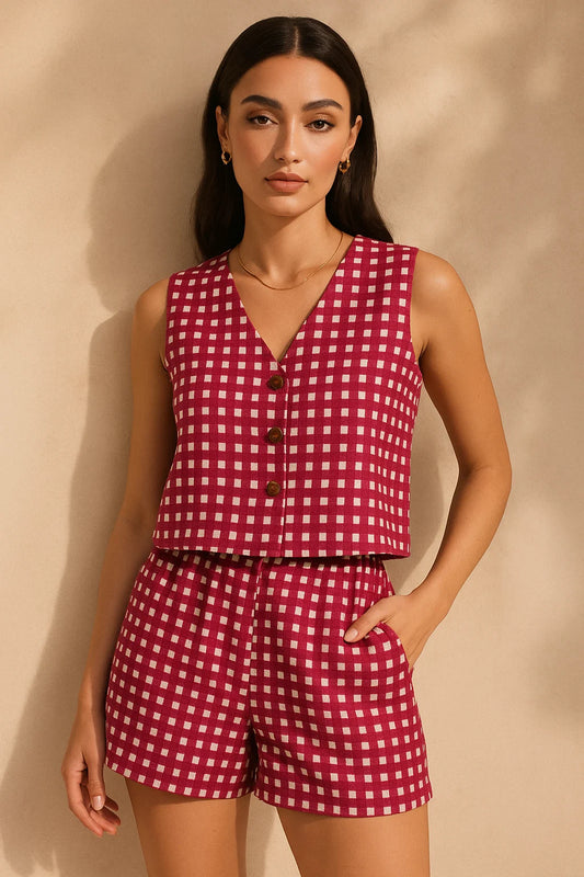 Lunira Co-Ord Set- Pink