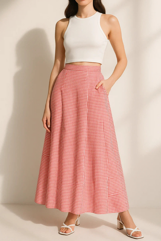 Cranbera Frill Maxi Skirt