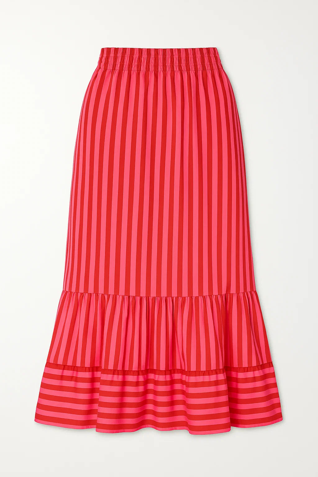 Rose Ember Midi Skirt