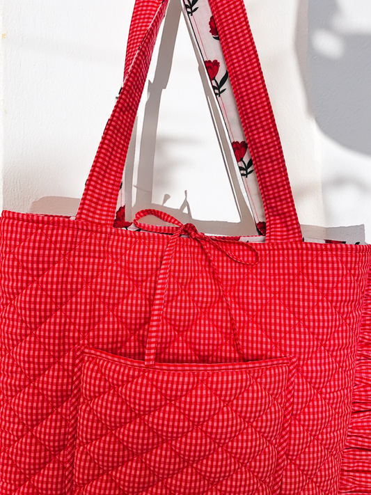 Mikomi Quited Tote Bag