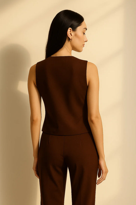 Cocoa Vest Top